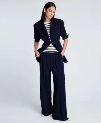 Women's Notch Collar Belted Jacket