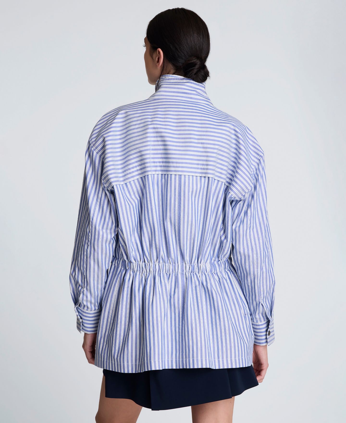 Женская куртка Kenneth Cole Striped Long-Sleeve Jacket — фото 5