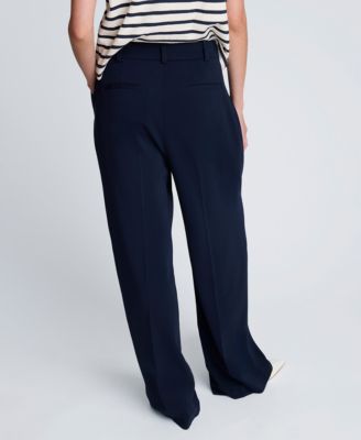 Women's Wide Leg Plaid Pant