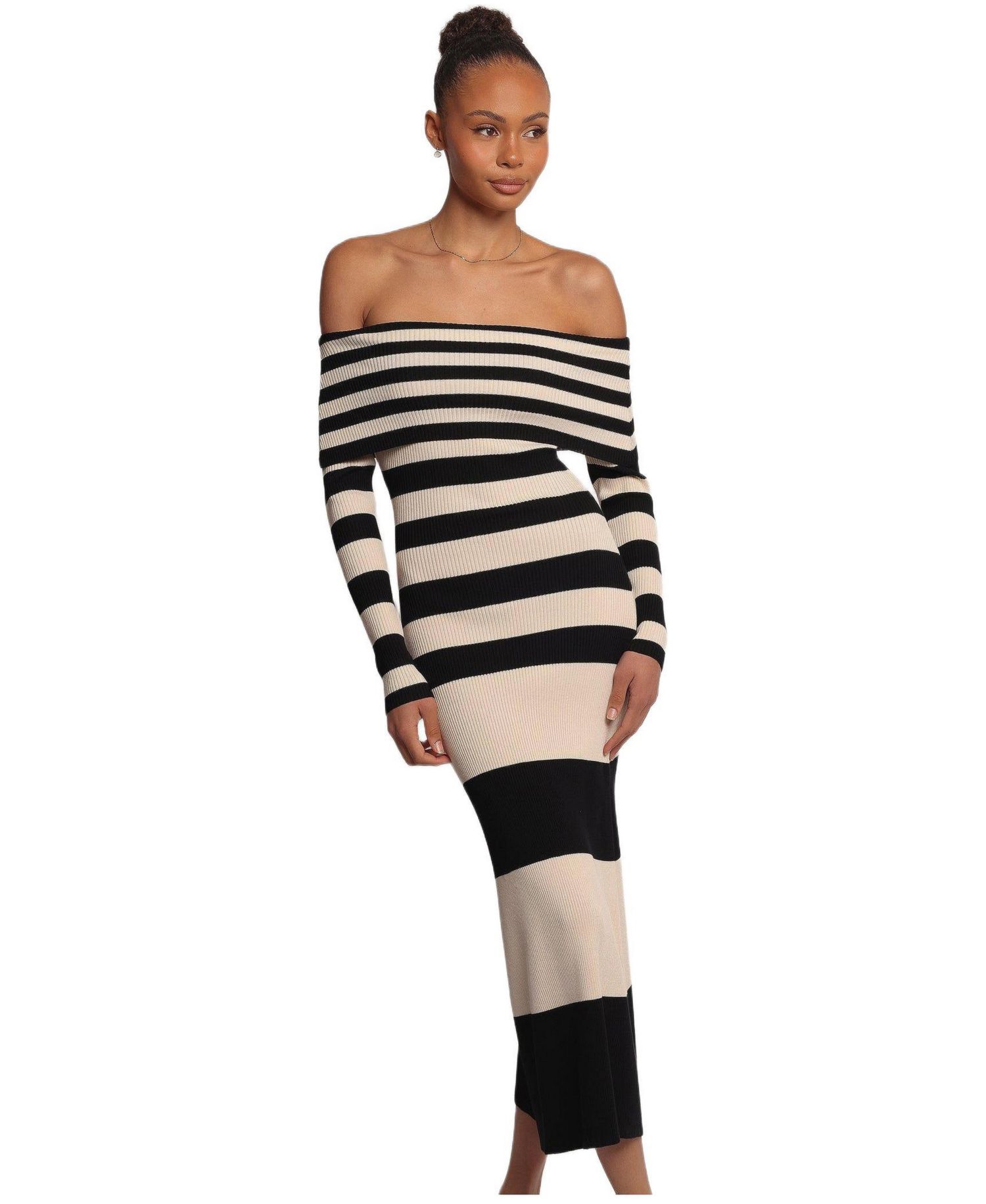 Women's Banks Off Shoulder Knit Dress