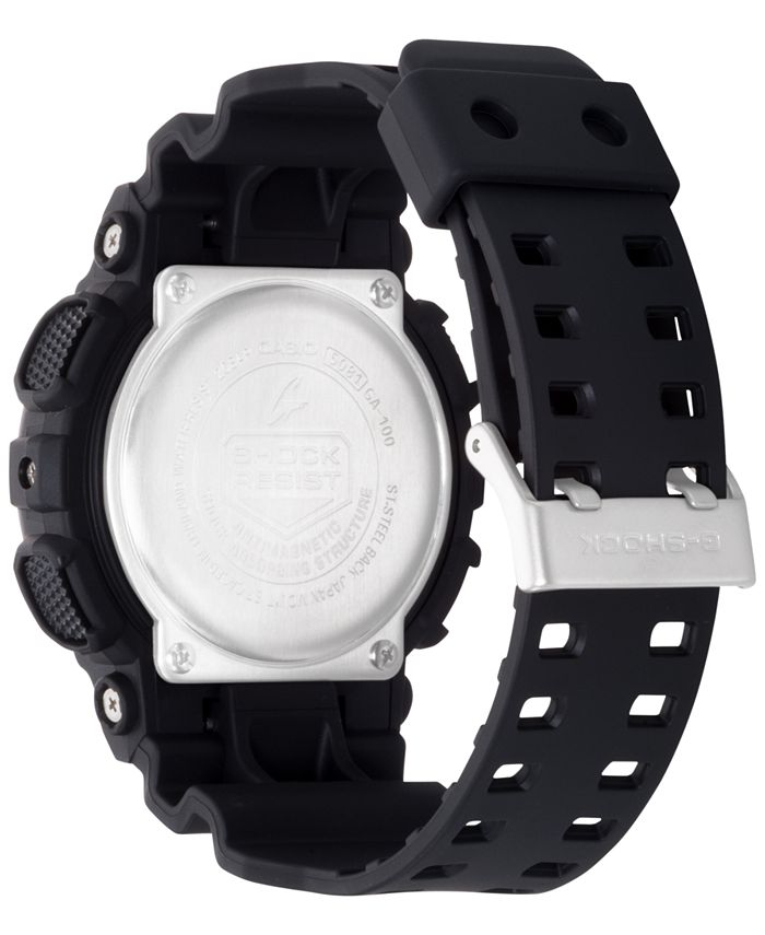 black resin watch