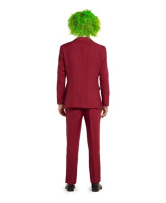 Men's Official Beetlejuice Costume - Red Groom Outfit - Halloween Costume