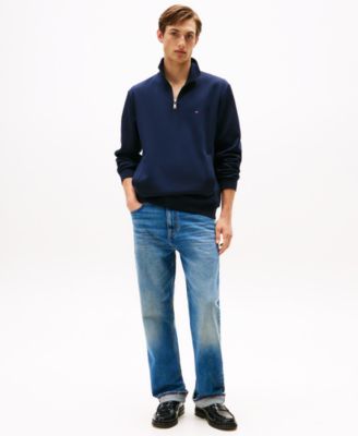 Men's Essential Intechno Knit Regular-Fit Quarter-Zip Sweatshirt