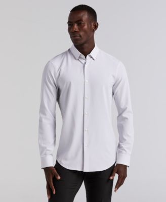 Perry Ellis - Men's Slim Fit Diamond Geo Print Shirt