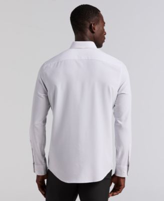 Men's Slim-Fit Diamond Geo-Print Shirt