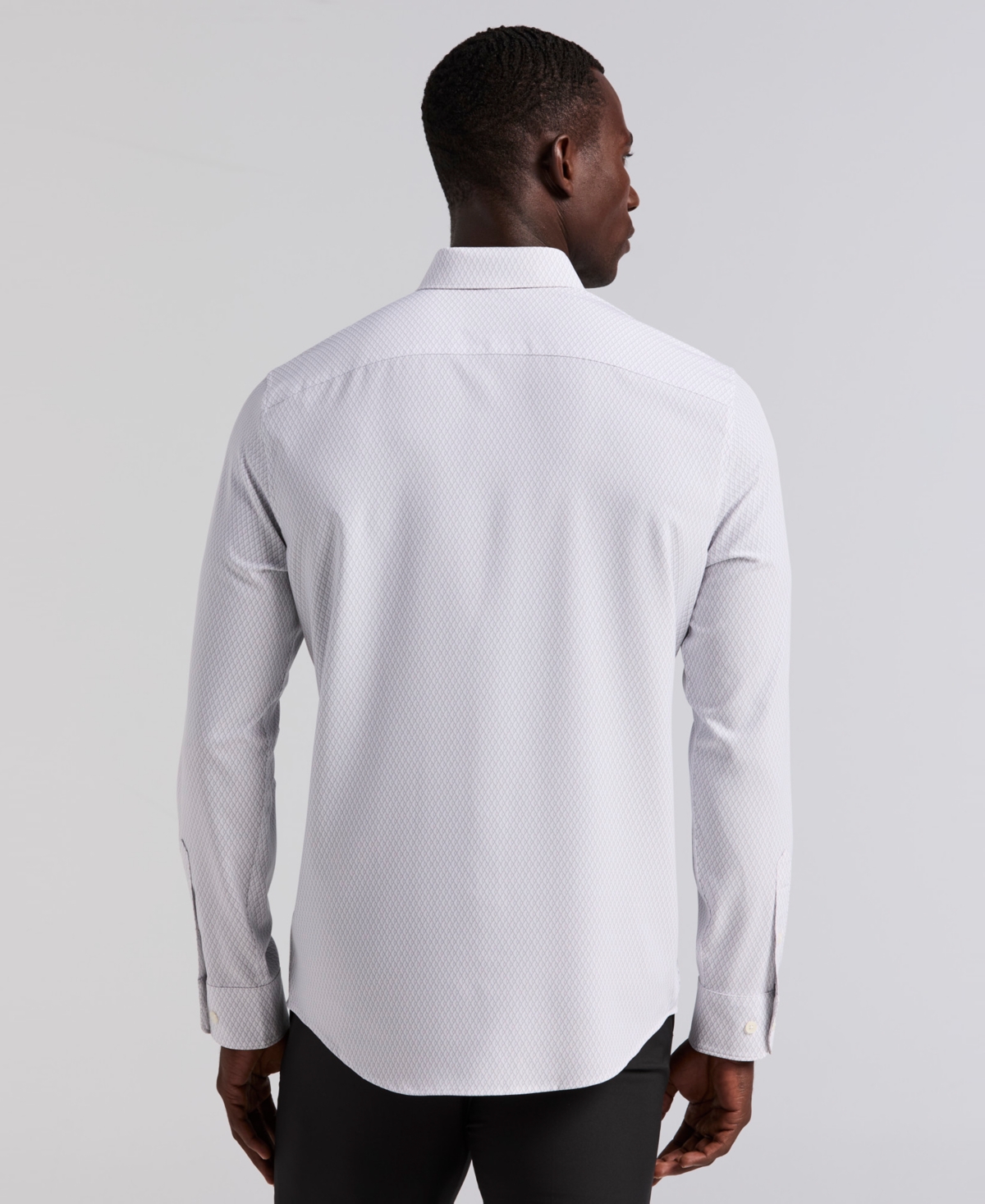 Perry Ellis Men's Slim-Fit Diamond Geo Print Shirt