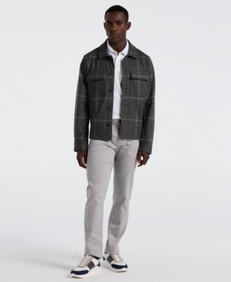 Men's Bold Power Plaid Print Jacket