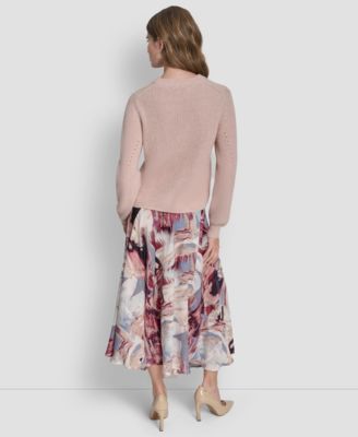 Women's Long-Sleeve Round Neck Sweater