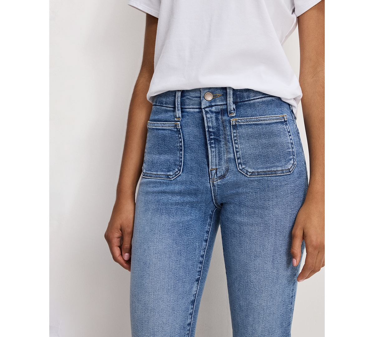 Good American Women's Slim Fit Flare Leg Jeans