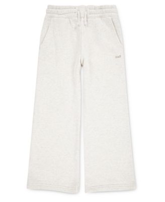 Girls' Essential Fleece Wide-Leg Pants