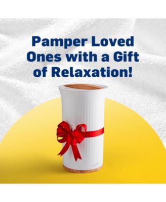 Towel Warmer, Large Towel Heater with LED Display - White