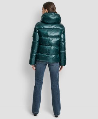 Women's Long-Sleeve Quilted Puffer Jacket