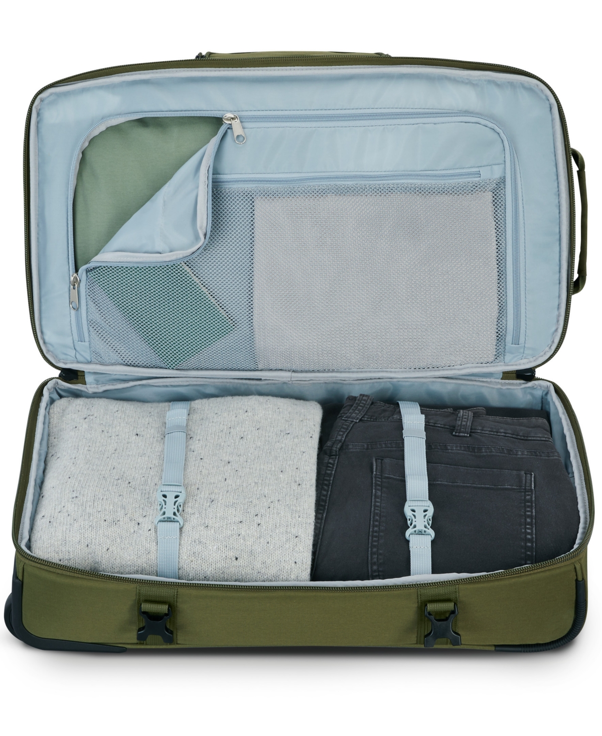 High Sierra Pathsetter 22" Carry-on Wheeled Duffel In Green