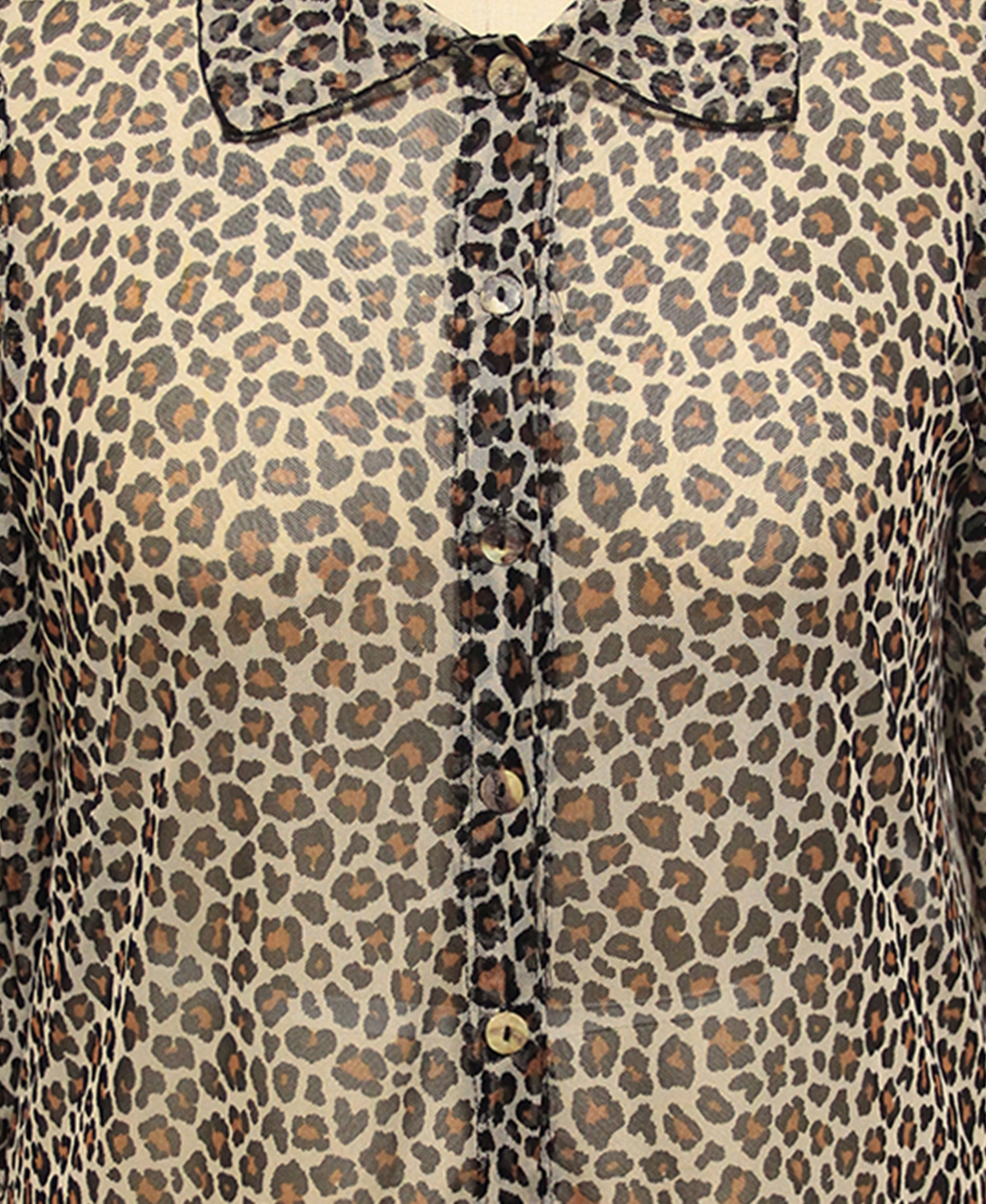 Coin 1804 Plus Jaguar Mesh Button front closure Shirt