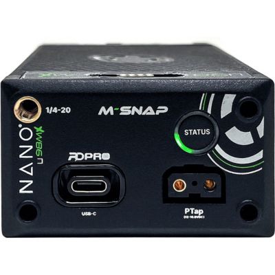 NANO-C98MX M-Snap 98Wh Li-ion Canon BP-U Battery with Ring LED Gauge, Bundle with XPD-45 45W Universal USB-C PD Wall Charger