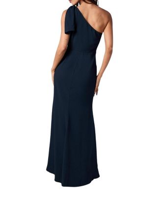Women's One Shoulder Maxi Bridesmaid Dress