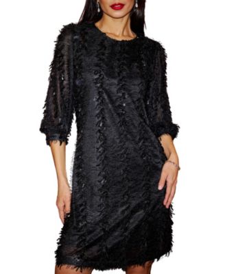 Women's Hanging Sequin Tunic Dress