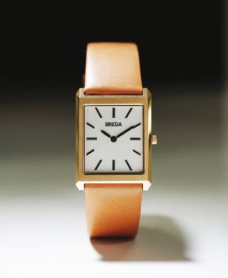 Women's 'Virgil' 1736a Brown Leather Strap Watch, 26mm