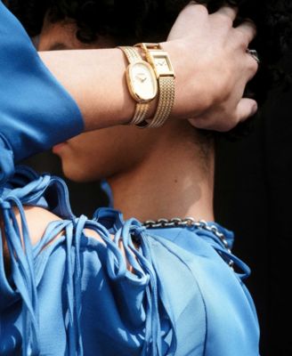 Women's 'Revel Tethered' Gold Mesh Bracelet Watch, 18mm