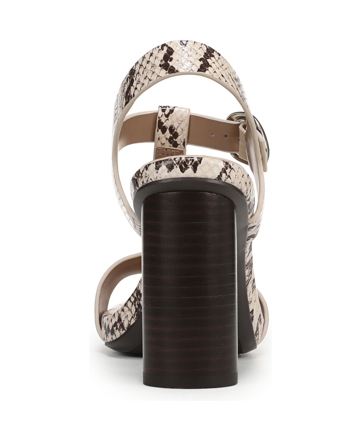 Женские сандалии Naturalizer Jordis T-Strap Platform Dress Sandals, цвет: Бежевый змеиный с принтом искусственная кожа — фото 3