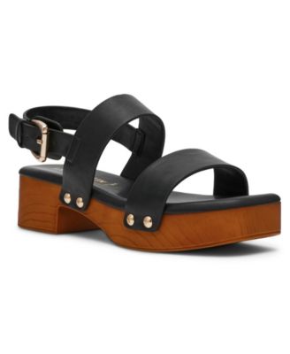 Women's Fern Platform Wooden Block Heel Sandals