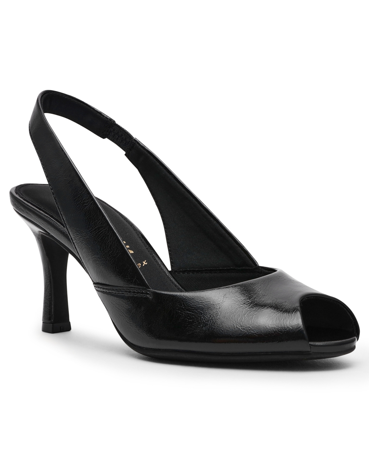 Anne Klein Women's Jovi Peep Toe Pumps In Black