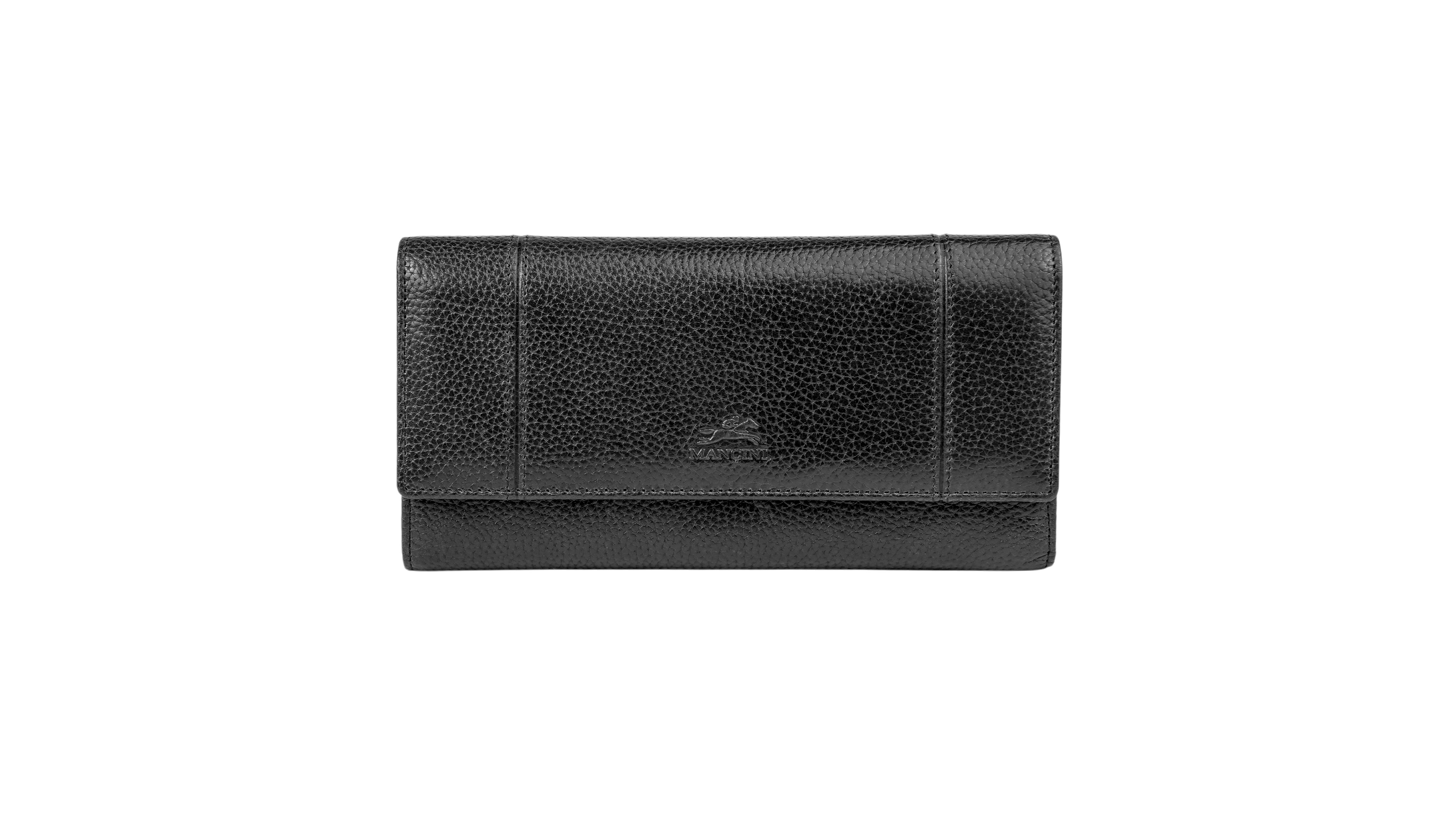 Mancini Fifth Avenue Rfid Secure Quad Fold Wallet