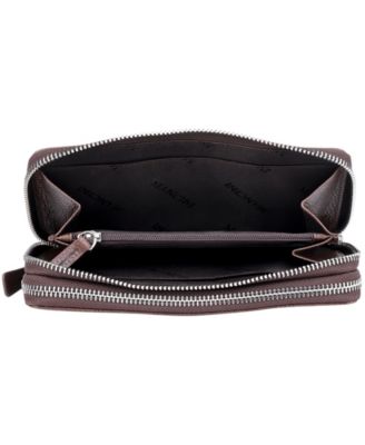 Fifth Avenue RFID Secure Double Zipper Wallet