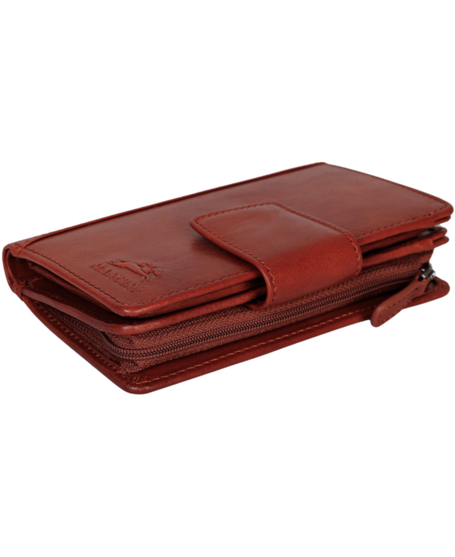 Pelle D'oro RFID Secure Snap Trifold Wallet