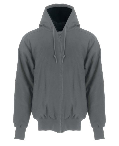Мужская куртка RefrigiWear Canvas Jacket - 10degree(s)F Insulated Canvas Jacket with Water-Repellent Shell and Hood, цвет: Серый