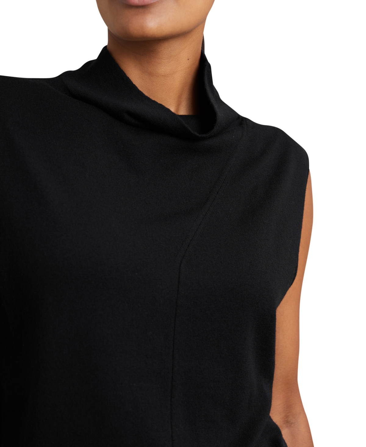 Reiss Women's Wool Slouched Sleeveless Top