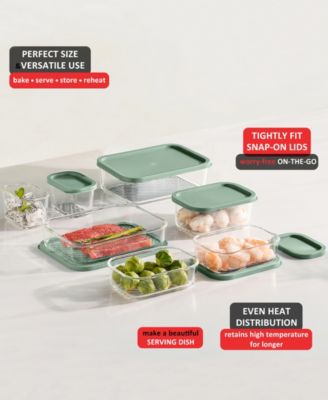 Borosilicate 14-Pc. Food Storage Container Set