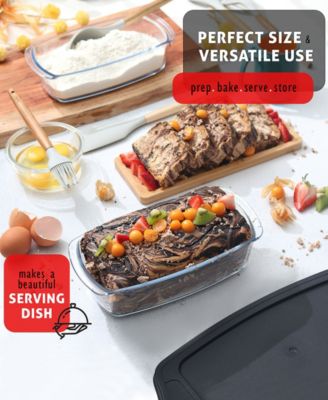 Airtight 6-Pc. Rectangular Bread Loaf Containers Set