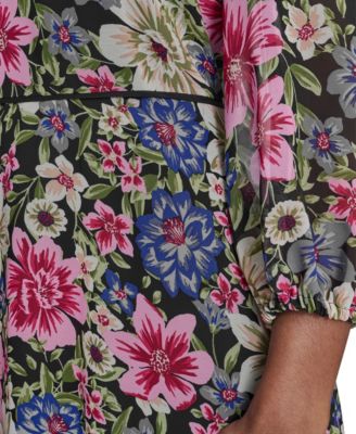 Petite Jewel Neck Midi Dress