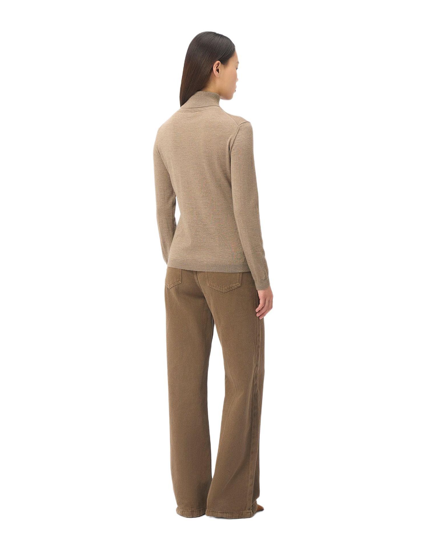 Women's Essential Cashmere-Silk T-Neck Sweater