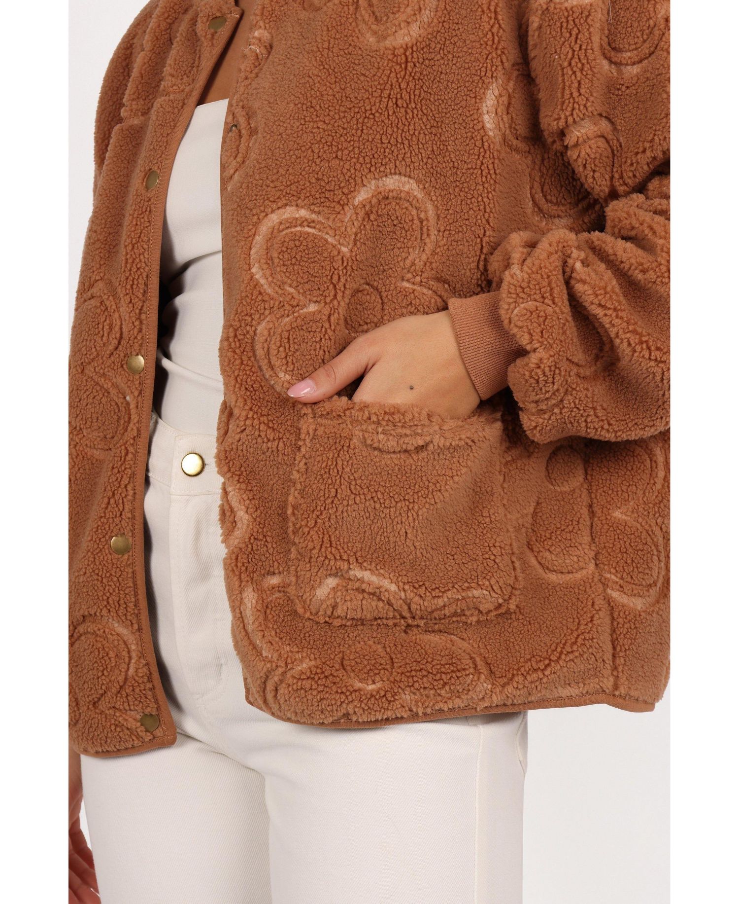 Women's Lasky Flower Pattern Button Down Jacket