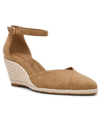 Anne Klein Women's Wilmott Closed Toe Wedge Espadrilles - Macy's