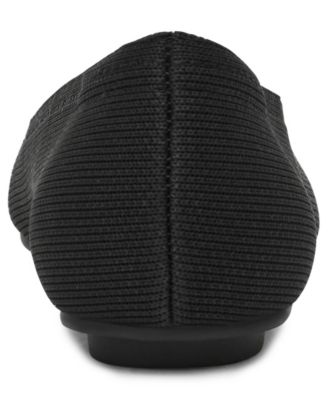 Women's Luci Knit Cap Toe Ballet Flats