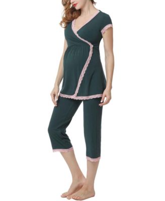 Maternity kimi + kai Nursing 2-Piece Pajama Set