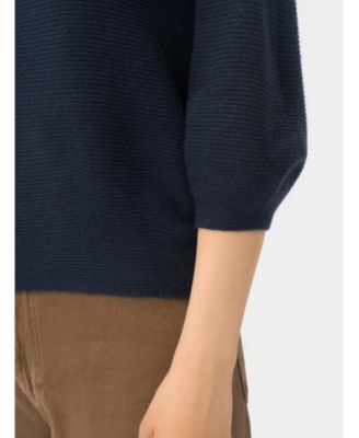 Women's Open V-Collar Polo Sweater
