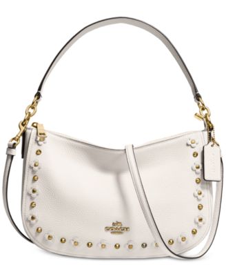 COACH - CHELSEA CROSSBODY IN FLORAL RIVETS LEATHER