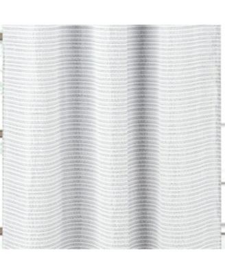 RT Designer Collection Barnet Jacquard Luxurious Decorative Grommet Curtain Panel 54" x 84" Charcoal