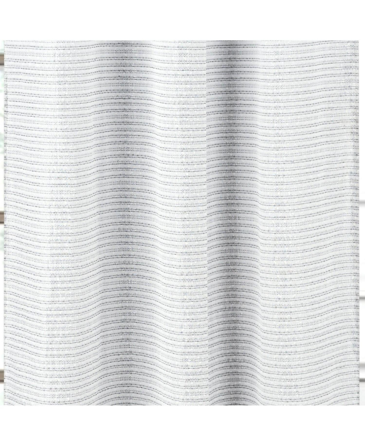 Rt Designer Collection Barnet Jacquard Luxurious Decorative Grommet Curtain Panel 54" x 84" Charcoal