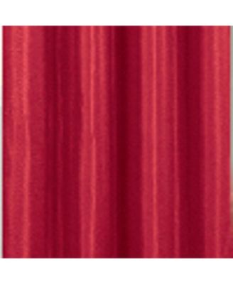 RT Designer Collection Gibson Luxurious Decorative Grommet Curtain Panel 54" x 90" Red