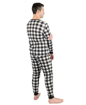 Men’s Two Piece Cotton Plaid Holiday Pajamas