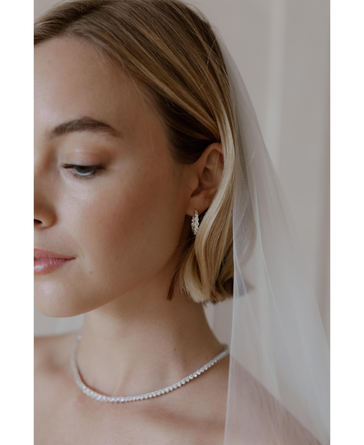 Untamed Petals Icon Crystal Hoops