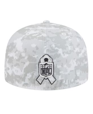 Men's Gray Pittsburgh Steelers 2025 Salute to Service Fan Pack 59FIFTY Fitted Hat