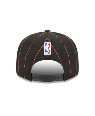 Men's Black Chicago Bulls Jersey Hook Statement Edition 9FIFTY Snapback Hat