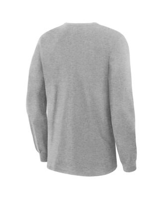 Men's Steel Los Angeles Dodgers 2025 World Series Champions Locker Room Long Sleeve T-Shirt