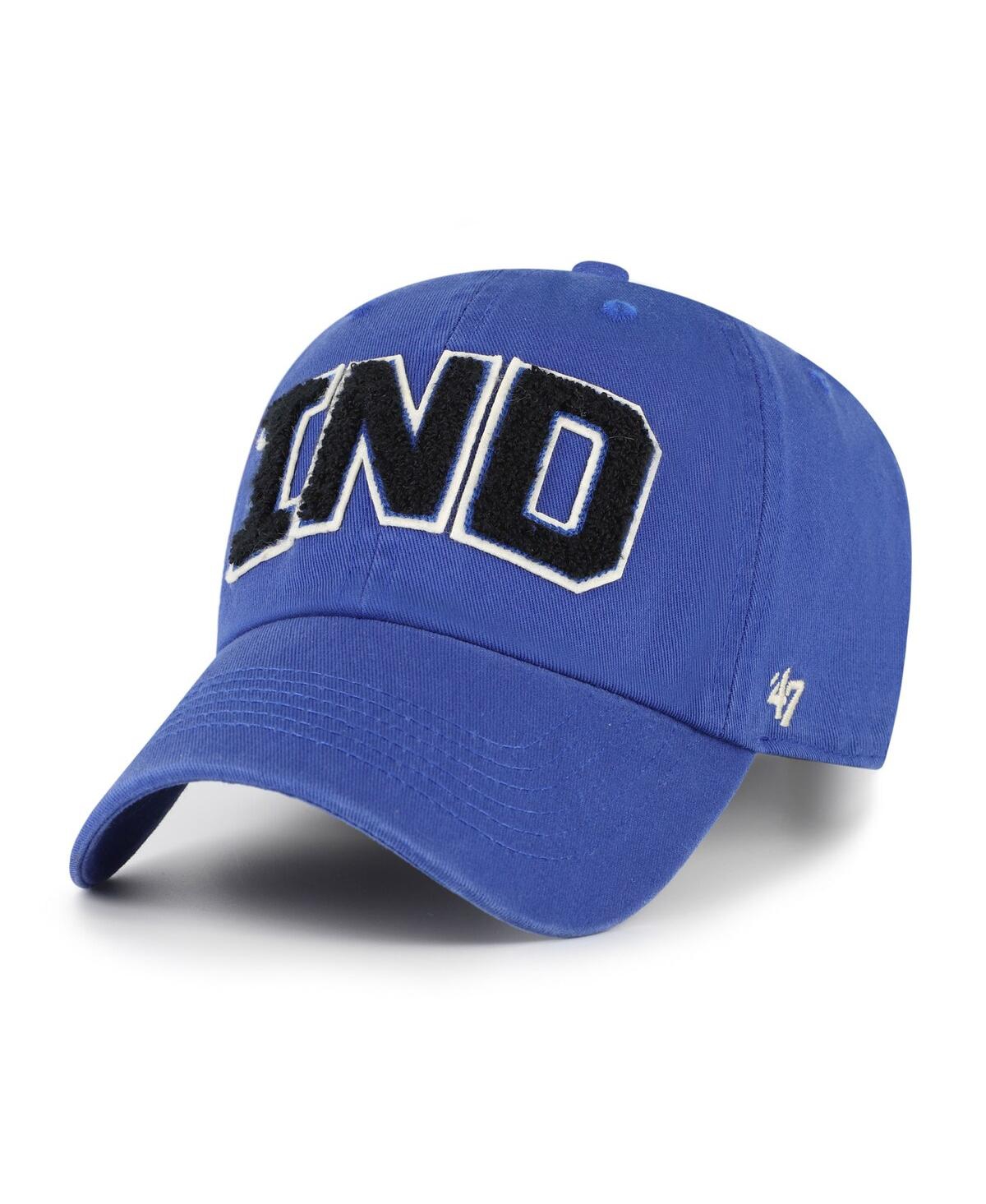 47 Brand Women's Royal Indianapolis Colts Zoey Clean Up Adjustable Hat In Blue